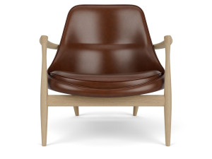 Кожаное кресло с подлокотниками