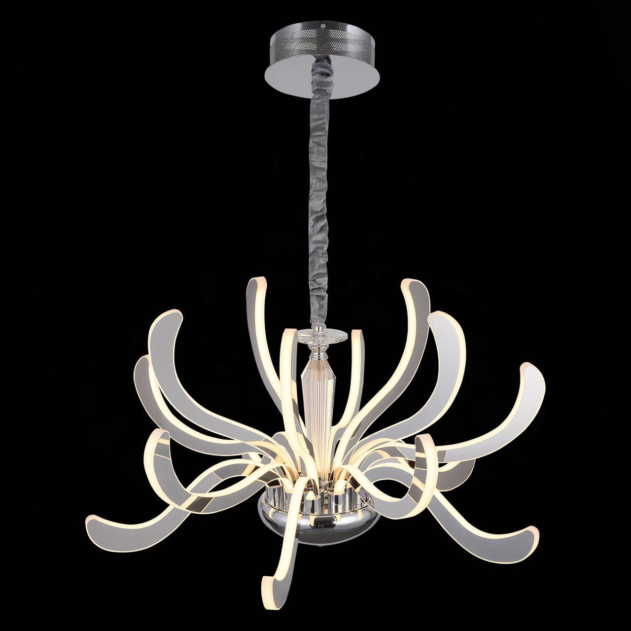 Подвесная светодиодная люстра ST Luce Aricia SL835.513.15 ST LUCE ДИЗАЙНЕРСКИЕ, ARICIA 279899 Хром  - Вид №1