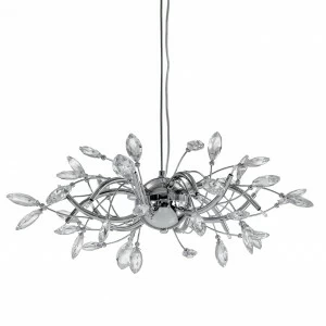 Подвесная люстра Lightstar Tenalia 747124 LIGHTSTAR ДИЗАЙНЕРСКИЕ, TENALIA 056057 Хром