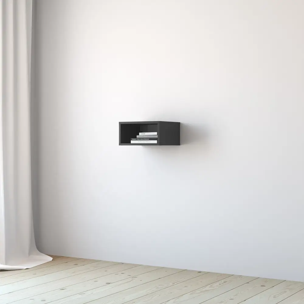 Стеллаж SPACEO KUB 1/2К, 18х36х31,7 см, цвет графит STLM-2102591 - Вид №9