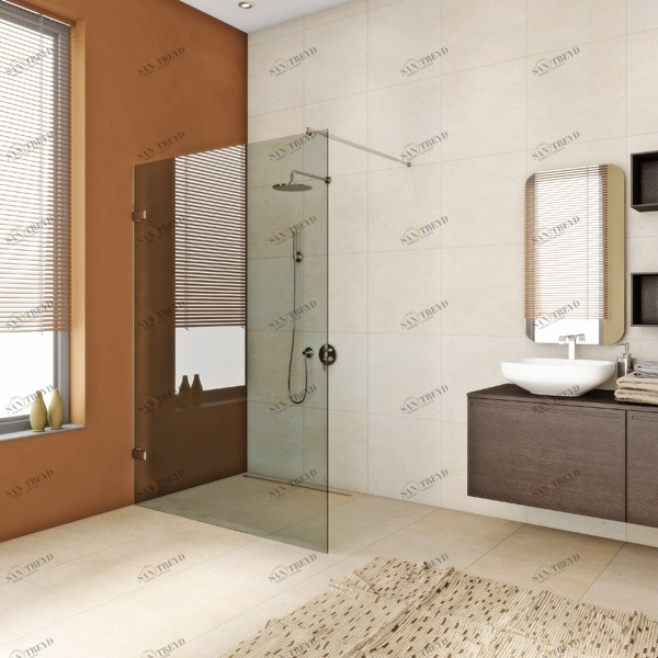 Душевая перегородка в нишу 100x200 GK-861NAITL стекло прозрачное 6 мм GUTEWETTER TREND DOOR 100X200GK861NAITL