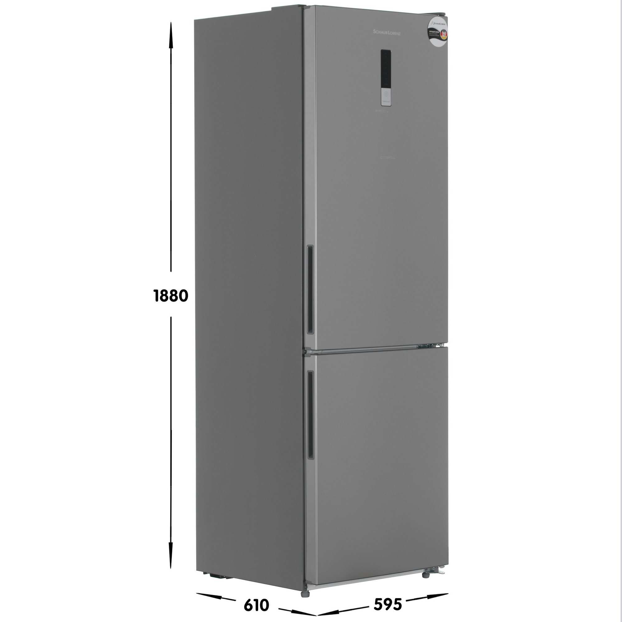 9920933 Холодильник с морозильником   Schaub Lorenz SLU C188D0 G серебристый STDN-0107846 - Вид №6
