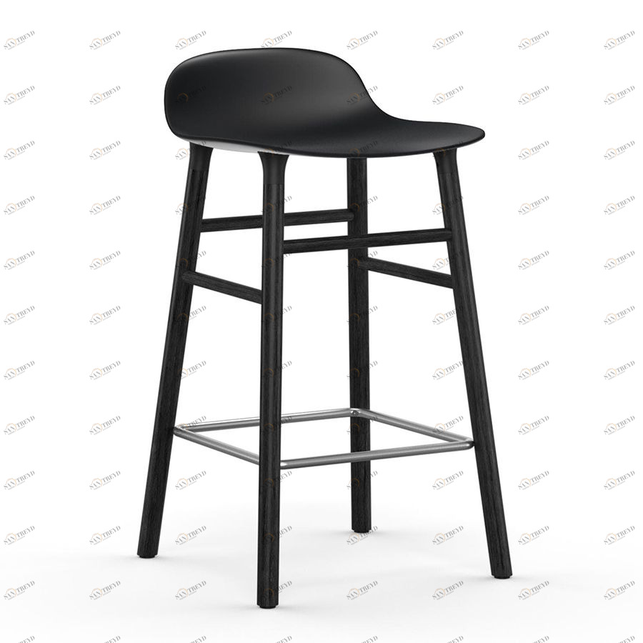 Стул барный Form, черный Normann Copenhagen 603214