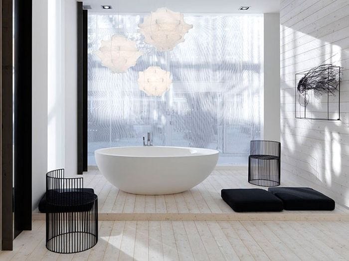 Керамическая ванна в центре комнаты Ceramica Cielo банки ARCH-00120177 - Вид №2