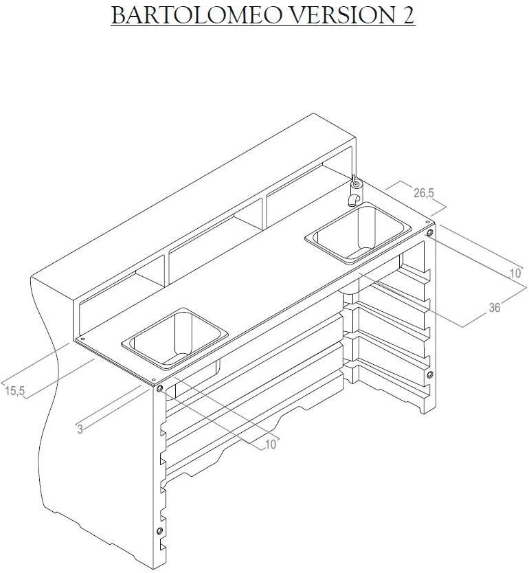 Plust Барная стойка из полиэтилена Bartolomeo sun-id-1399492 - Вид №9