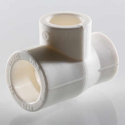 VTp.735.0.032025032 Фитинг полипропиленовый – тройник переходной Valtec 32 x 25 x 32 мм  - Вид №3