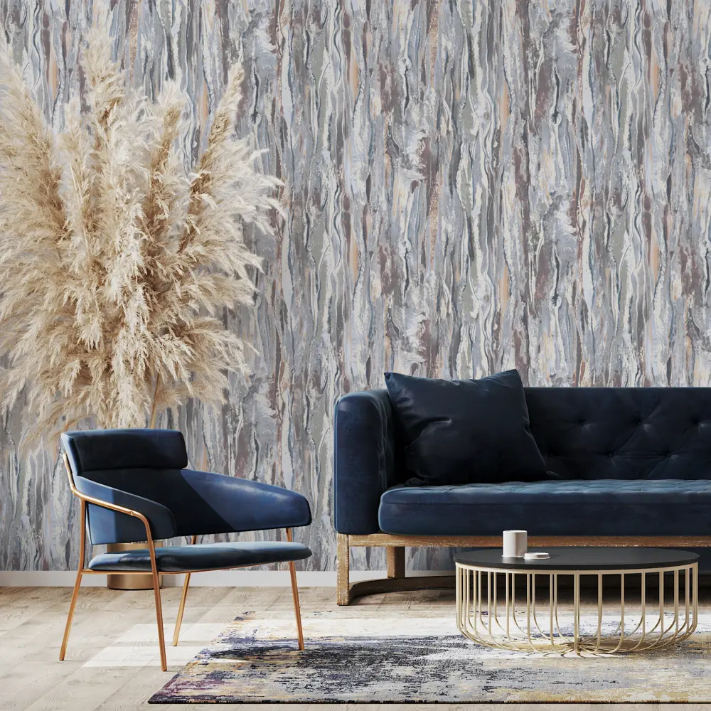 Обои флизелиновые Erismann Marseille серые 1.06 м 60184-06 STLM-2055461 - Вид №3