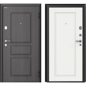 Дверь входная металлическая Премиум New 88x205 см правая белый