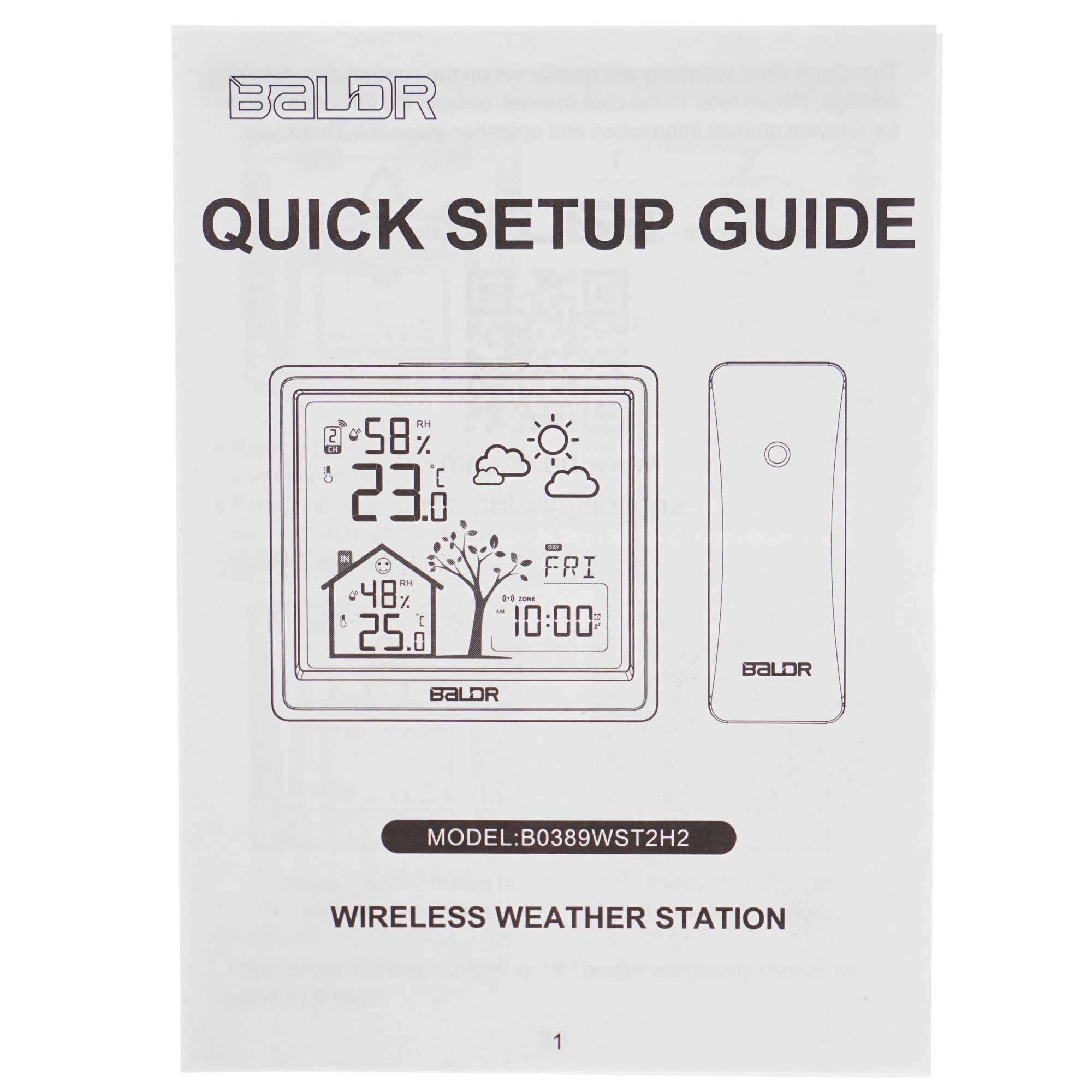 5080203 Метеостанция BALDR B0389WST2H2 STDN-0091686 - Вид №8