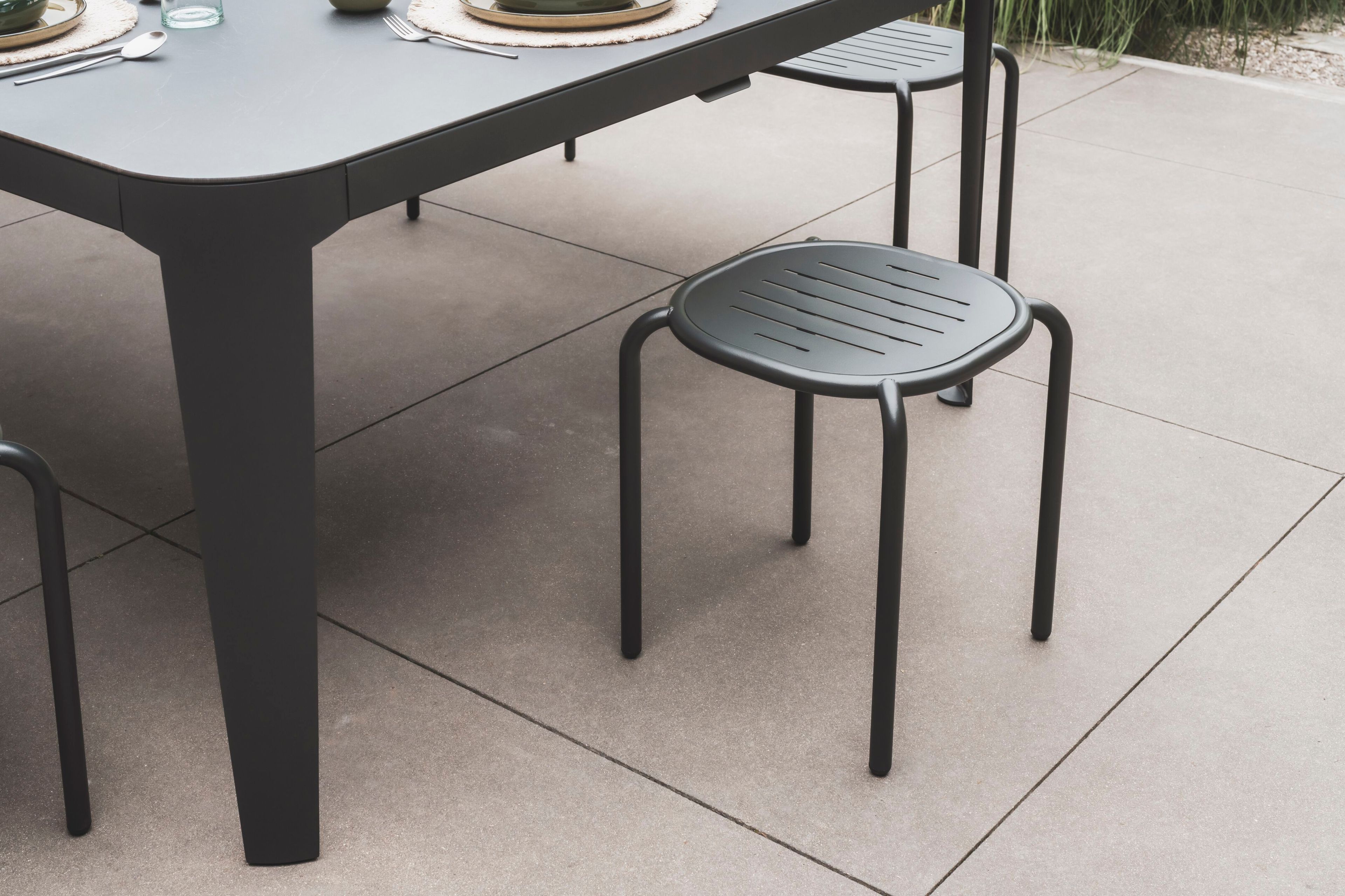 Низкий стул из оцинкованной стали Cornilleau Hyphen ARCH-00037036 - Вид №5