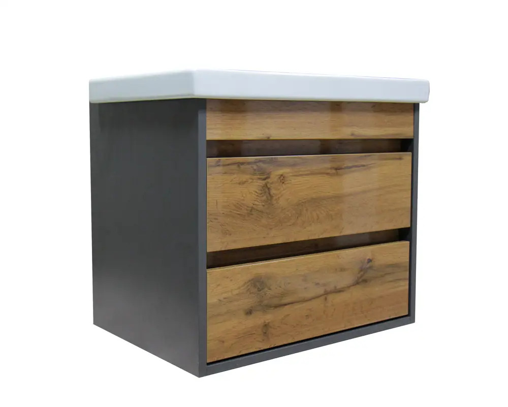 Тумба Santreyd Wood для раковины с выдвижным ящиком 60 см 88695641