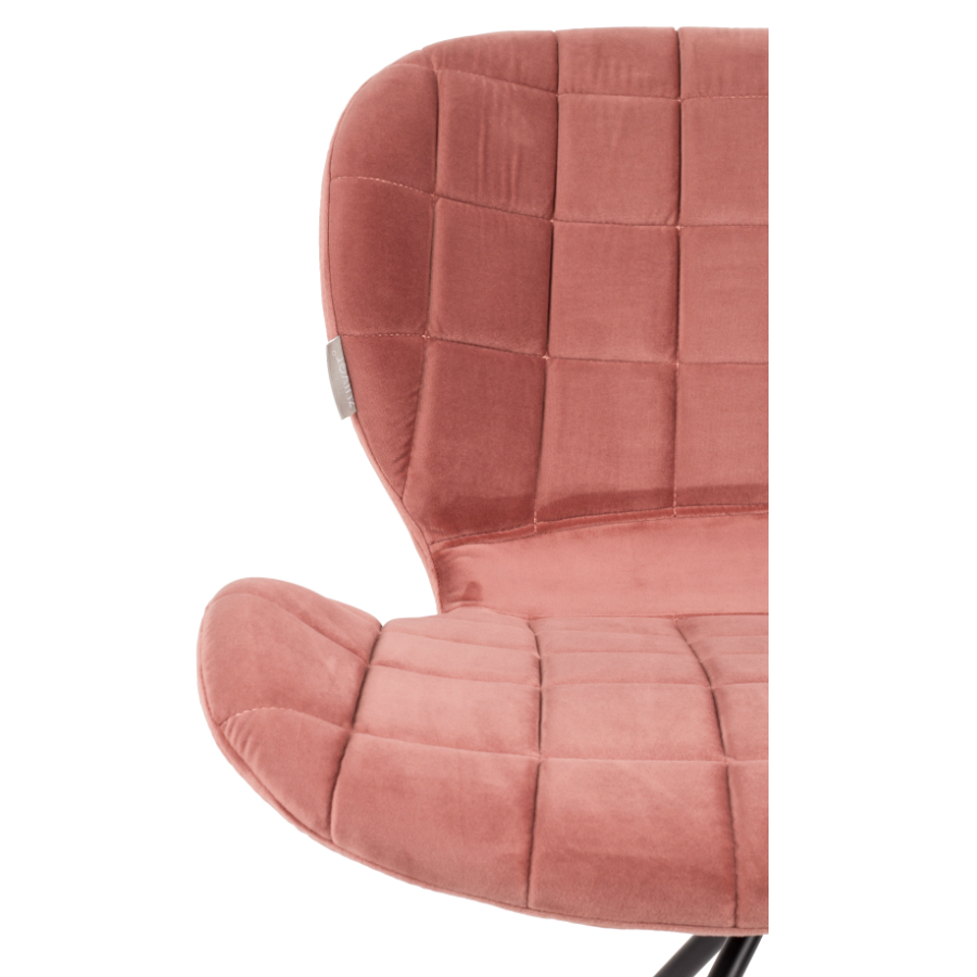 Стул OMG Velvet темно-розовый Zuiver 1100364 - Вид №7