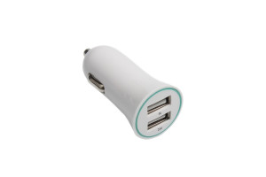 17580860 Автомобильное зарядное устройство 2 USB белый EX-Z-414 EXPLOYD