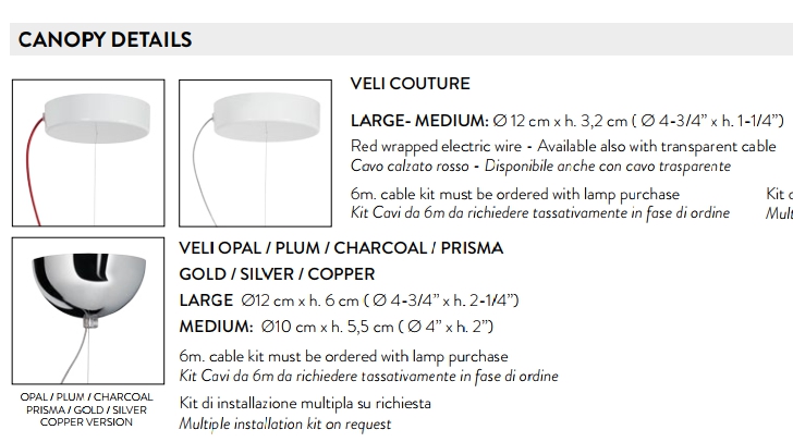 Slamp VELI VEL78SOS0003RA000 COPPER люстра подвесная 104821 - Вид №3