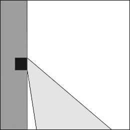 MaxiVerso Flat R RD Glass 220 Ghidini Verso Flat R RD Glass .01 Белый (Матовый)  - Вид №1