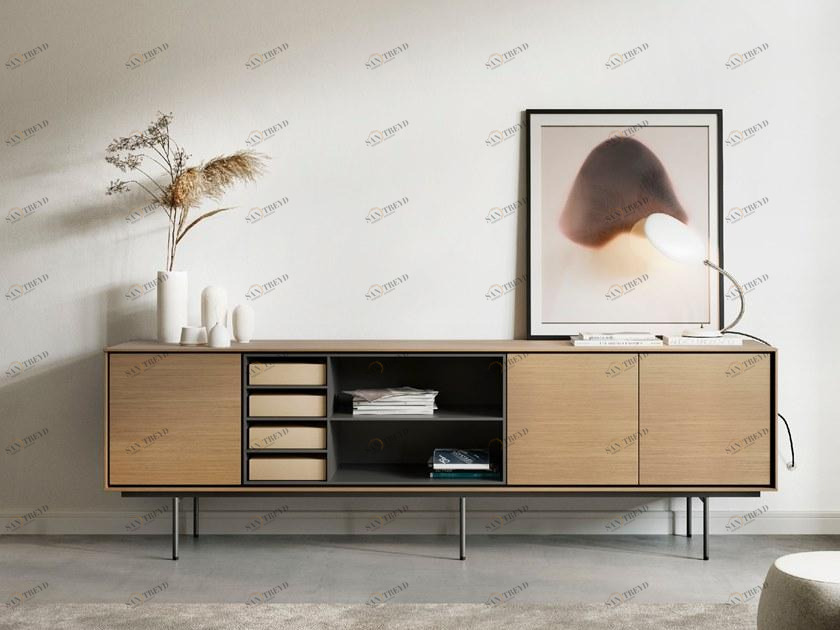 TREKU Буфет из лакированной древесины Aura sun-id-1353450