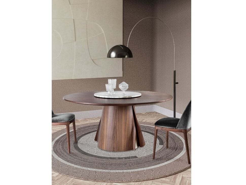 Круглый обеденный стол с базой деталь Pacini & Cappellini Shell ARCH-00036599 - Вид №3