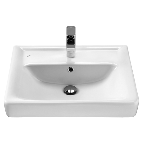 1WH302082 Подвесная раковина настенная прямоугольная AQUATON АМЕРИНА ЙОРК белая - Вид №1