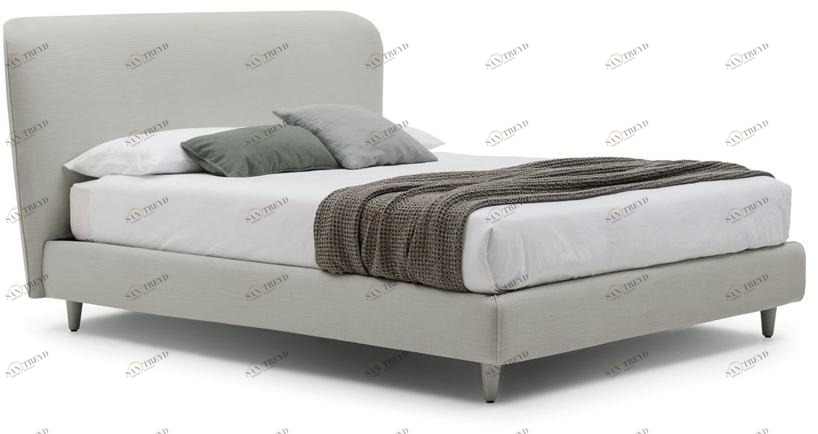 Bolzan Letti Кровать двуспальная с обивкой Karol sun-id-1506203