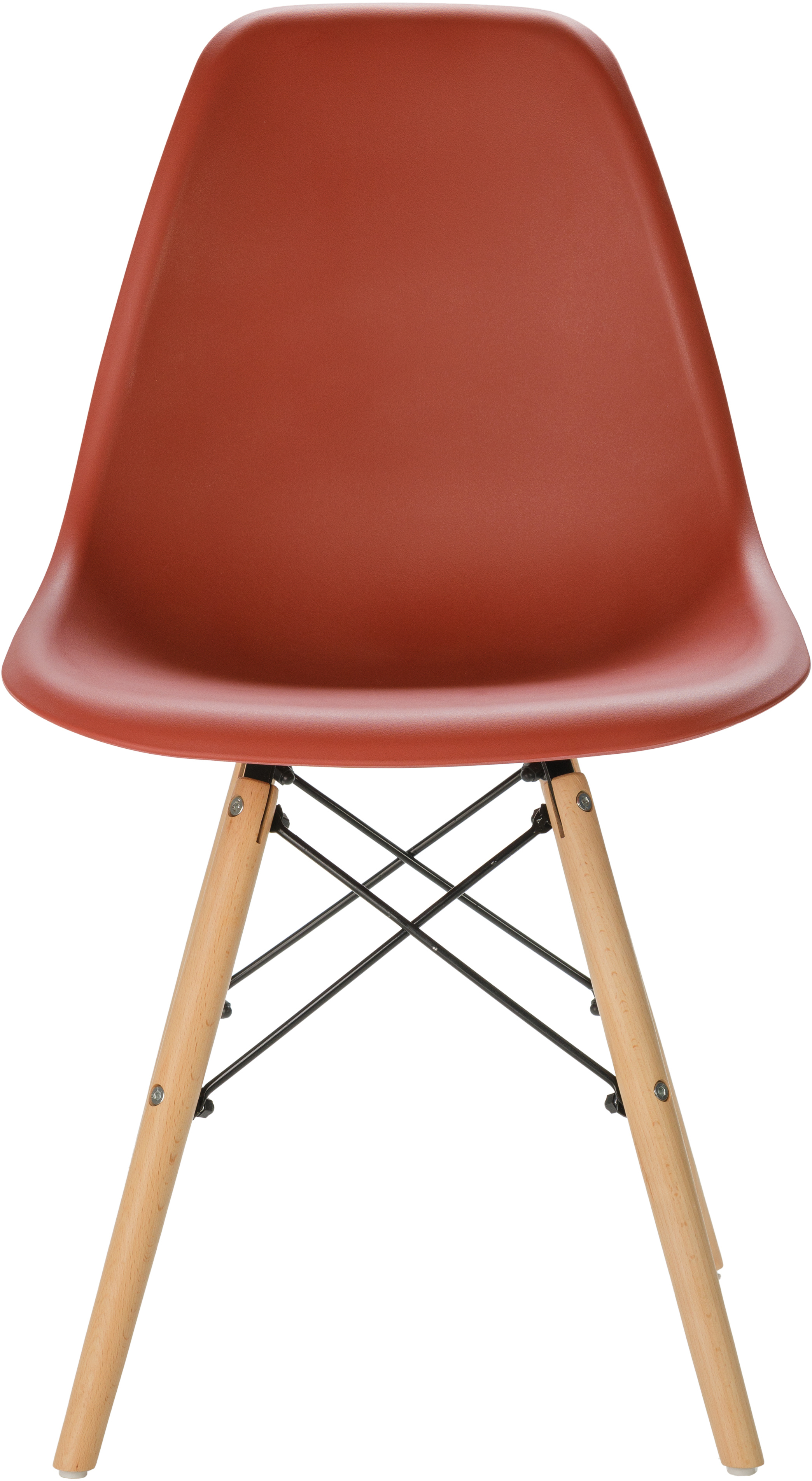 91056890 Стул Eames DSW 83х41х46 см полипропилен цвет кирпичный LEON EAMES DSW STLM-0461054 LEON GROUP