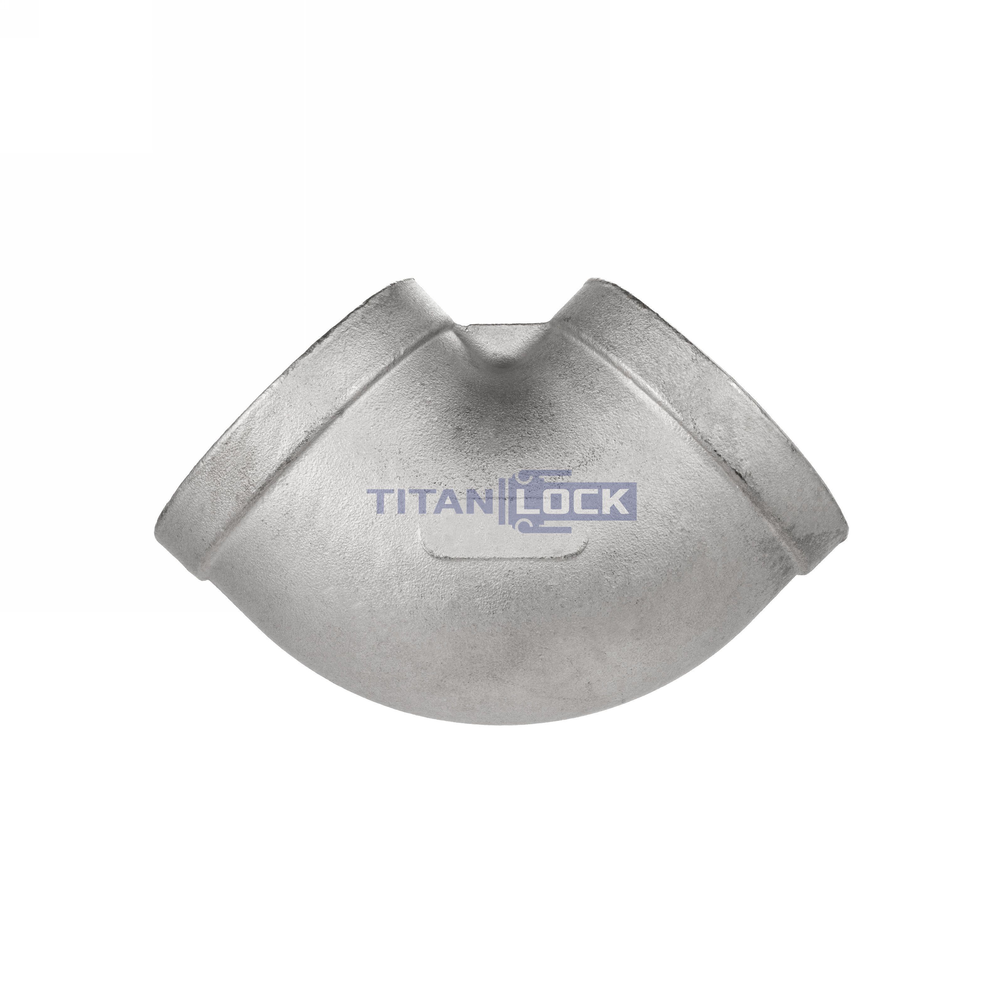 Отвод 90° нержавеющий (уголок) ВР/ВР, 1/2" AISI304 TL050ELFF TITAN LOCK  - Вид №2