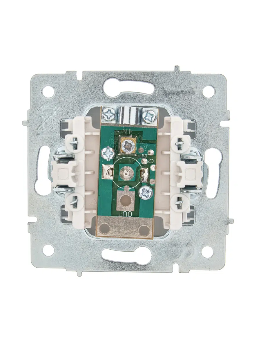 ASTI Розетка ТВ оконечная жемчужно-белый перламутр механизм LEZARD 7081-3088-130 - Вид №2