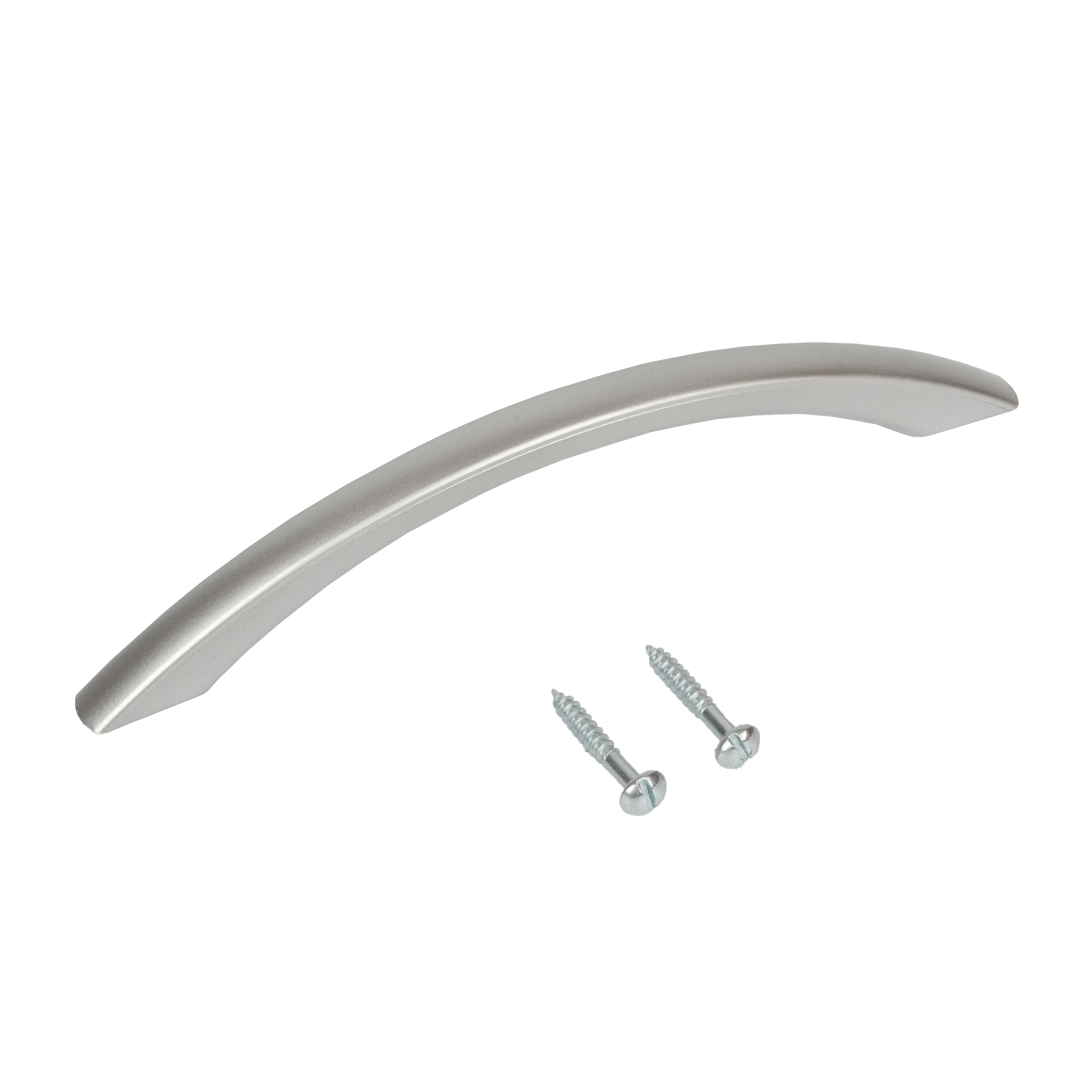 86728213 Ручка-скоба C-7 пластик 128 мм цвет серебро STLM-0070981 Santreyd  - Вид №3