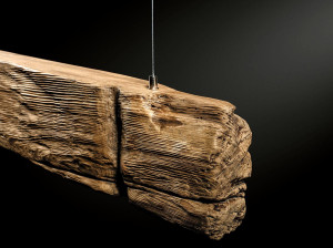 Деревянный подвесной светильник