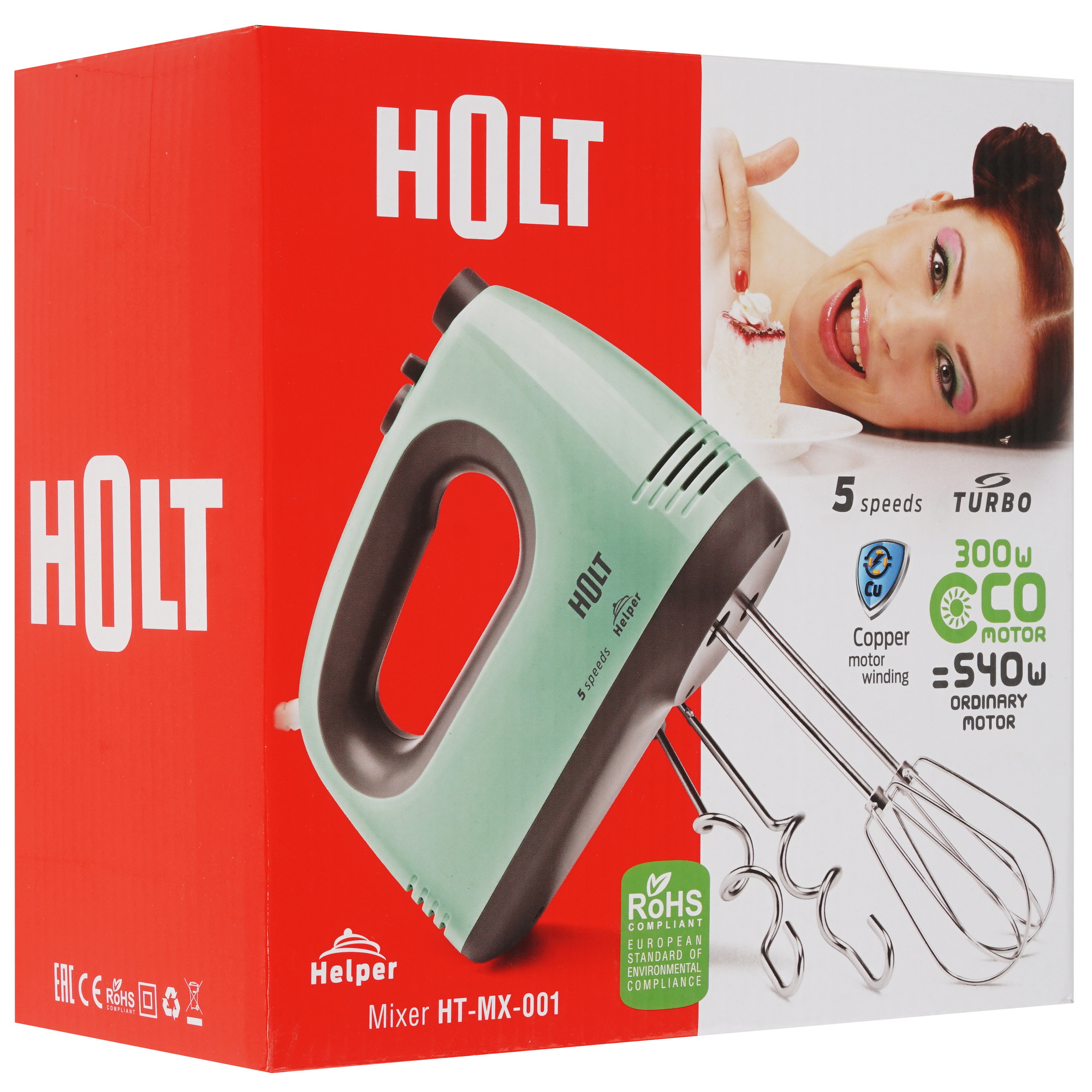 9284966 Миксер Holt HT-MX-001 зеленый STDN-0127233 - Вид №7