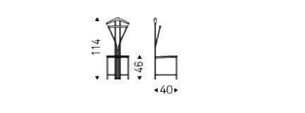 Сервомут из стали и дерева Cattelan italia YANNIK ARCH-00035760 - Вид №6