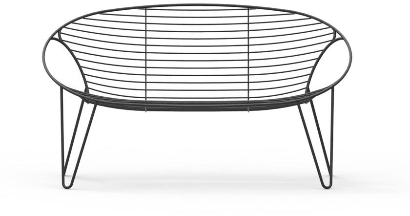 Joli Садовый диван 2 мест из нержавеющей стали Wire sun-id-1485570 - Вид №1