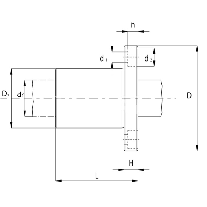 IS649 Линейный подшипник LMEK30-UU ISKRA  - Вид №1