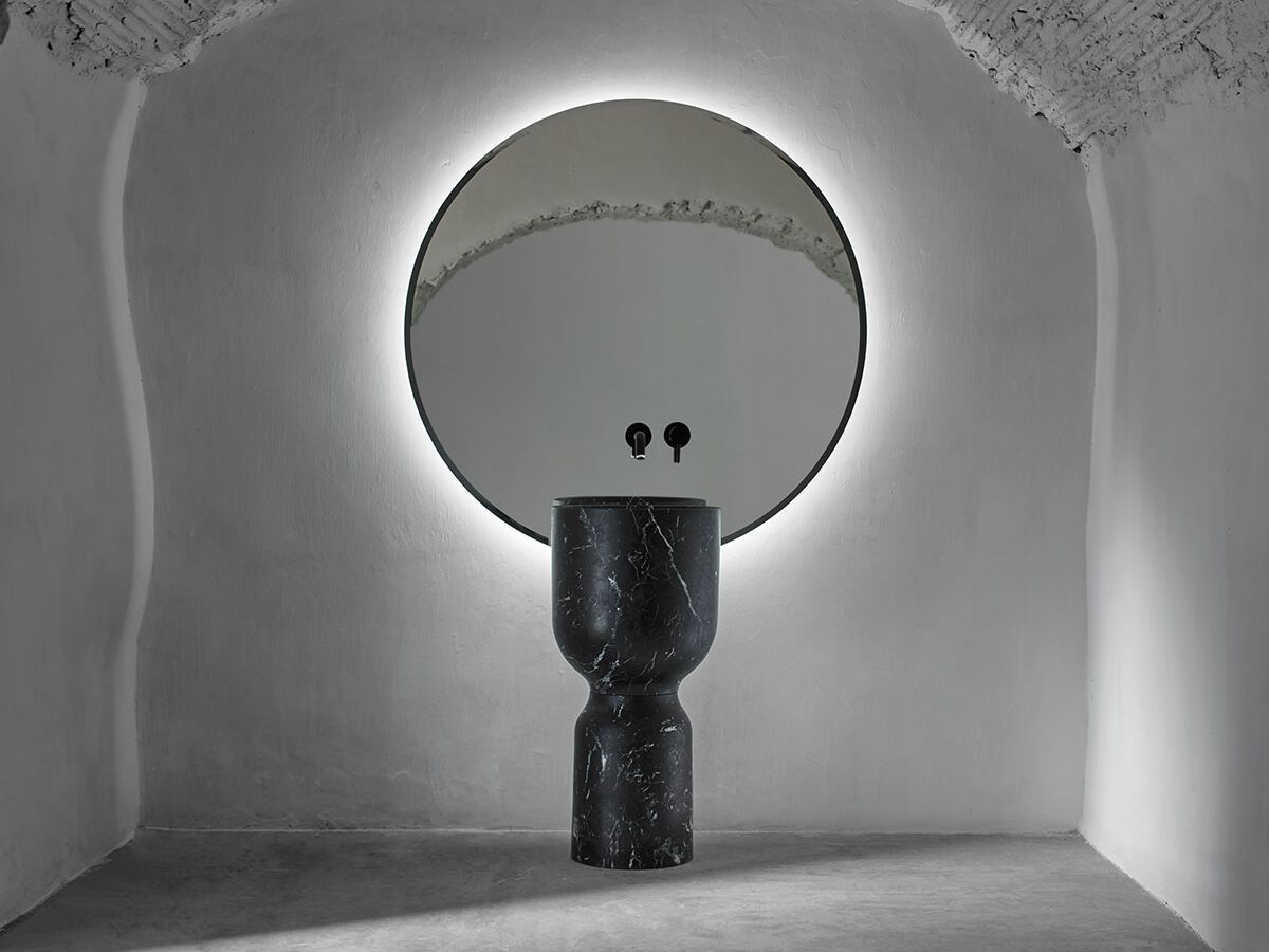 Круглое зеркало со встроенным освещением для ванной комнаты Inbani ORIGIN ARCH-00146878 - Вид №2