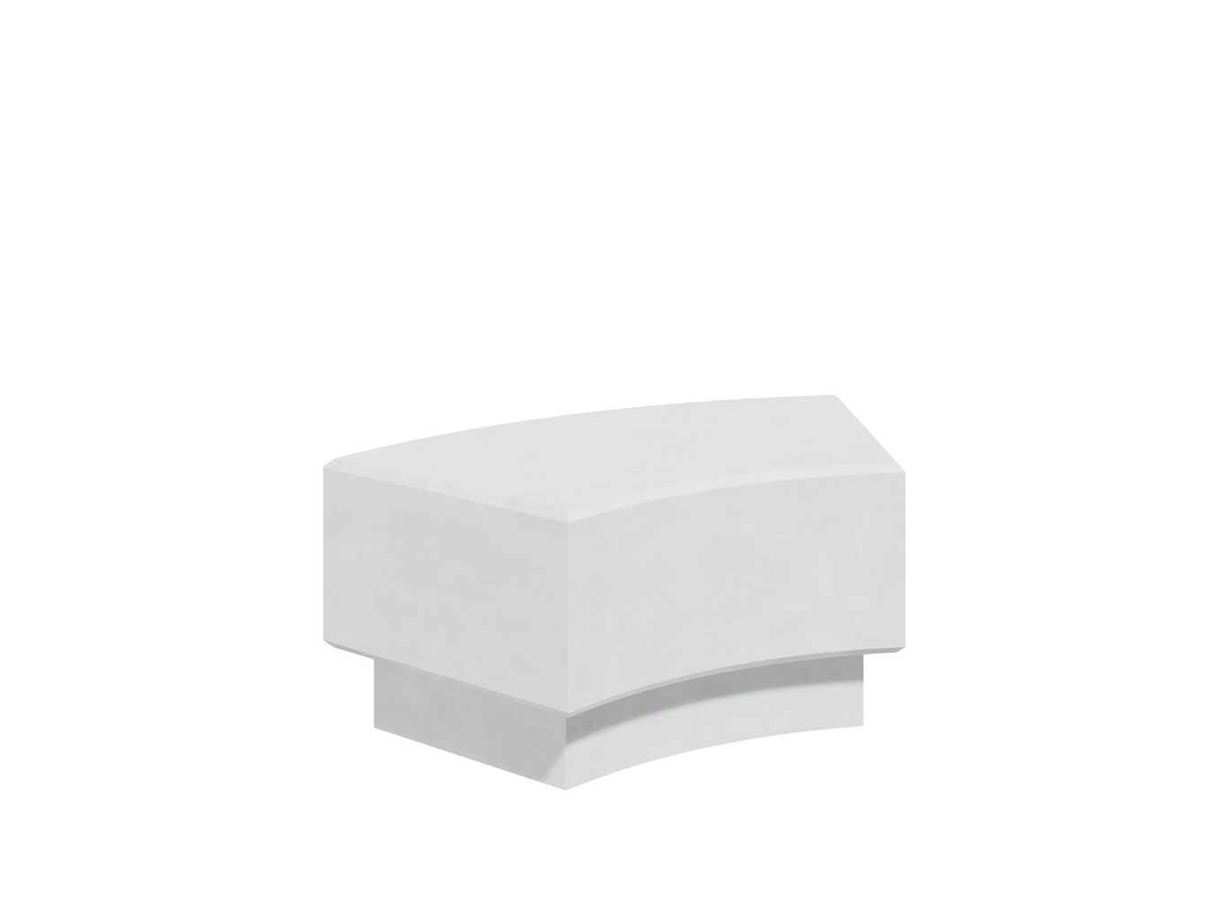 Бетонная скамья без спинки amop Aveiro ARCH-00049030 - Вид №1