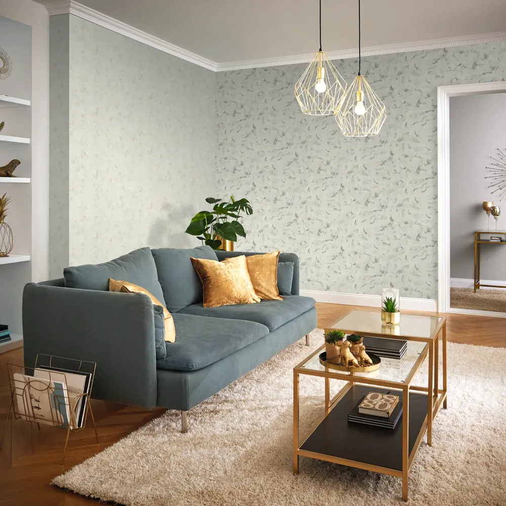 Обои флизелиновые Rasch Factory Style бежево-молочные 1.06 м R947342 STLM-2097000 - Вид №3