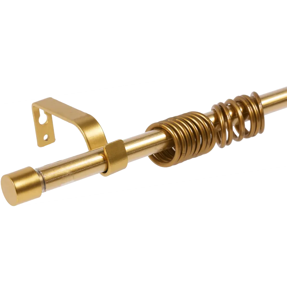 Карниз однорядный раздвижной 120-210 см цвет золото матовое Santreyd STLM-2188266