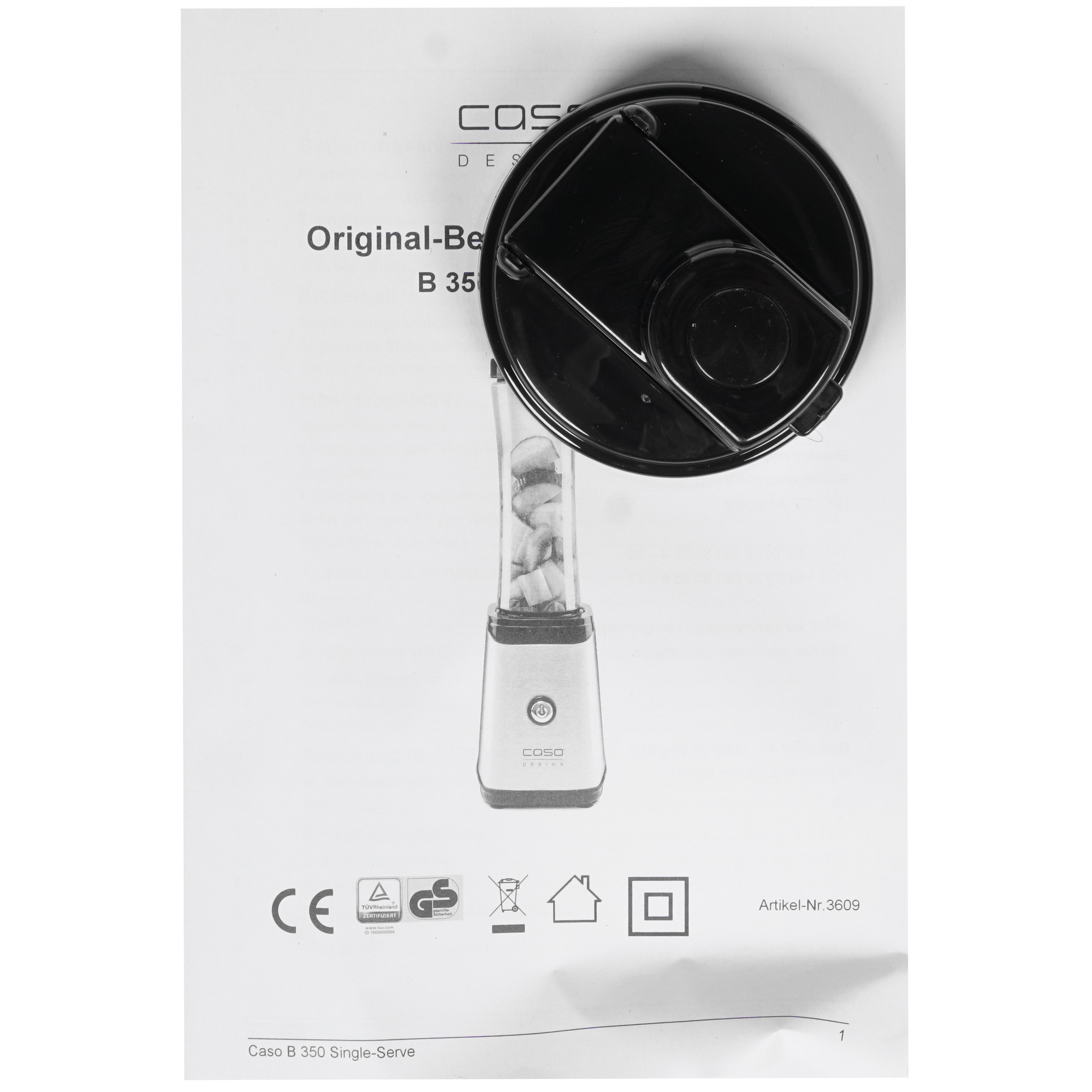 8167893 Блендер стационарный CASO B 350 серебристый STDN-0027849 - Вид №7