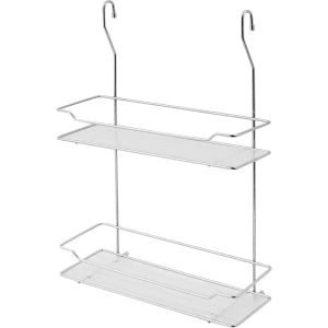 Полка для рейлинга Аквадекор Stick двухъярусная 30x12.5x45 см сталь цвет серый