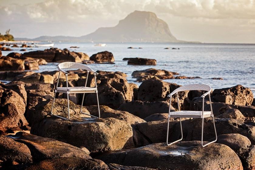 cbdesign Садовый стул из алюминия с подлокотниками Sofia N656n1 - Вид №1