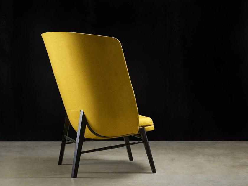 ROSSIN Мягкое кресло с высокой спинкой Cleo wood sun-id-1467714 - Вид №9