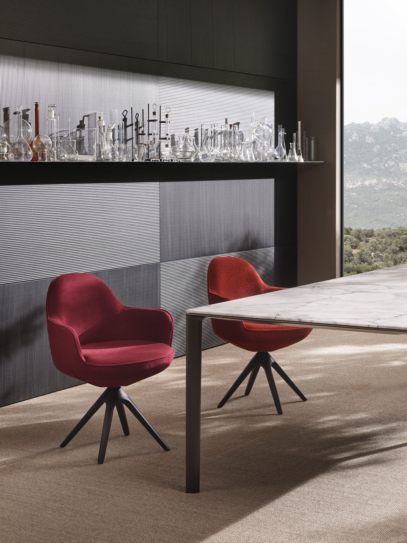 Тканевое кресло с подлокотниками Porro ROMBY ARCH-00107597 - Вид №7