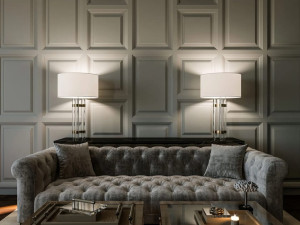 Трехмерное гипсовое покрытие