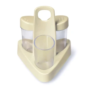 Набор для специй MIO, цвет молочный