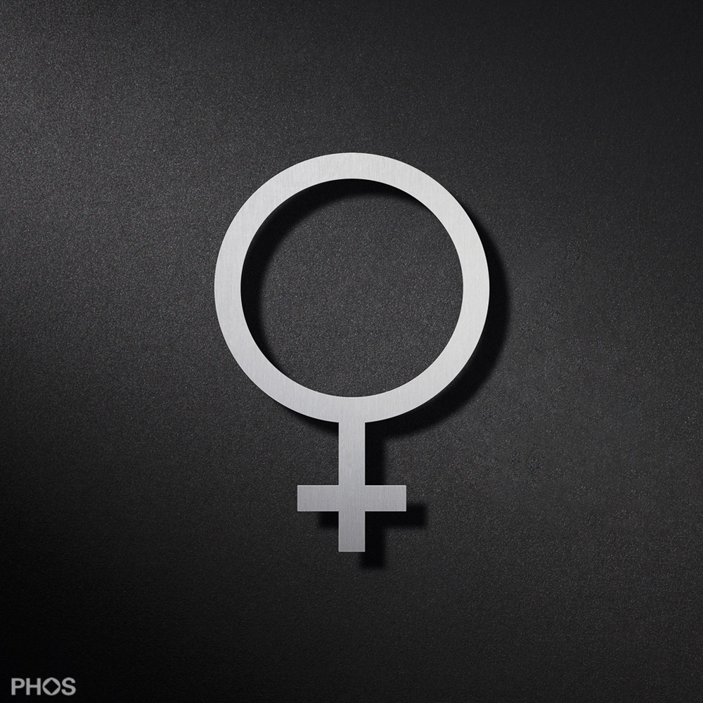 P2601 Пиктограмма женского туалета PHOS 