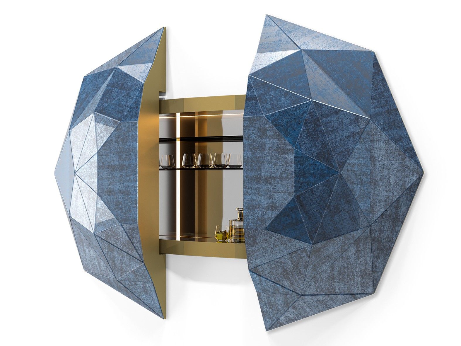 Барный шкаф со встроенным освещением Sicis бриллиант ARCH-00139872