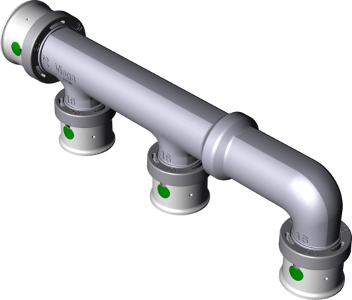 610 098 Модель 4733 Трубопроводные системы  Pexfit Pro  Коллекторы Santreyd  - Вид №2