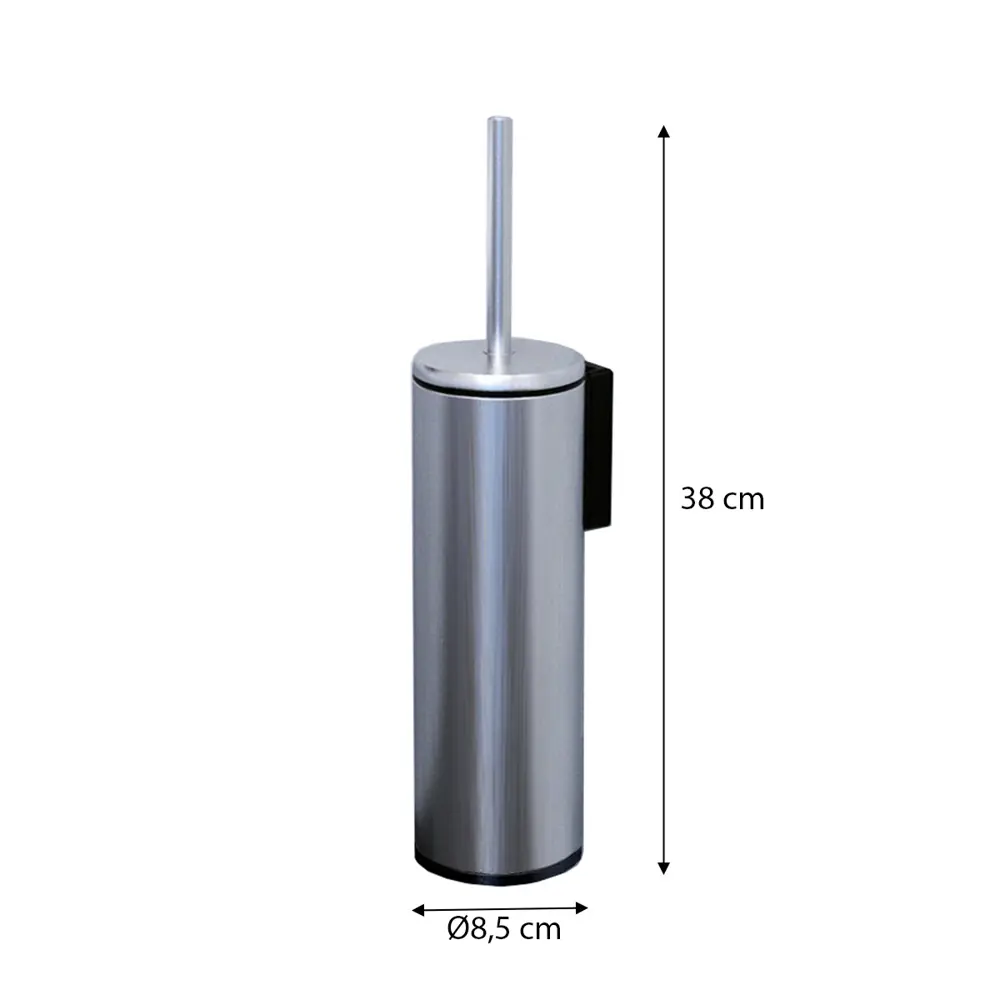 Ершик для унитаза Primanova M-E42-30-06-D цвет матовый хром/черный STLM-2063381 - Вид №2