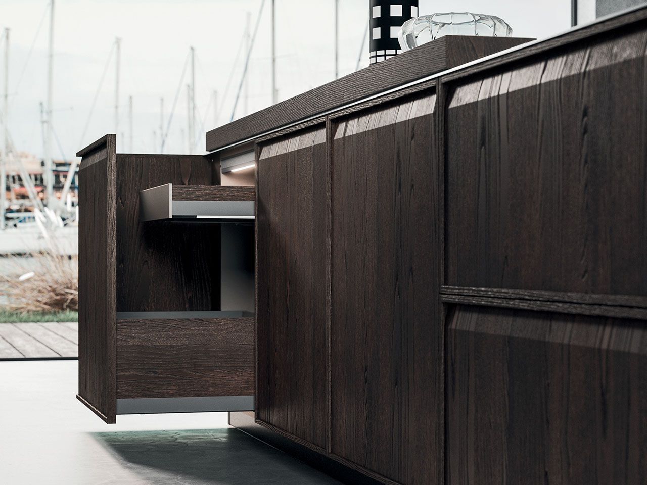 Встроенная кухня с островом Arrital Ak_07 ARCH-00004919 - Вид №8