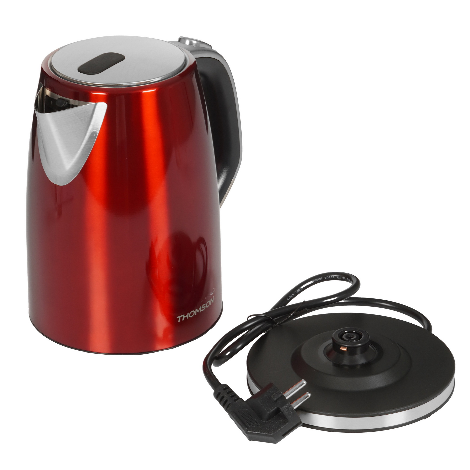 9114204 Электрочайник Thomson K30E-4001 красный STDN-0080425 - Вид №4