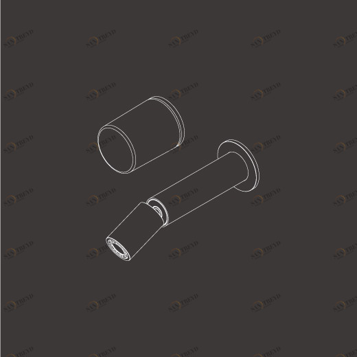 Настенный прогрессивный смеситель с регулируемым носиком L. 170 мм. Цветные Technogel® ручка  UDT04 CEADESIGN 